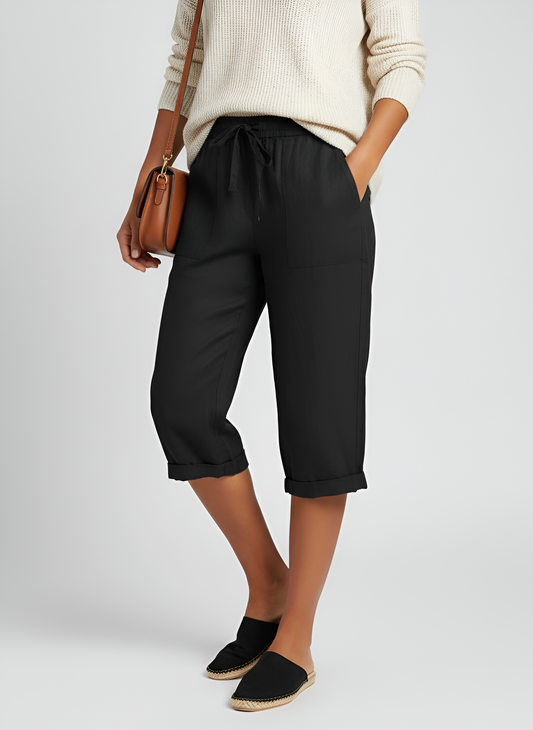 Relaxed Drawstring Summer Shorts for Women