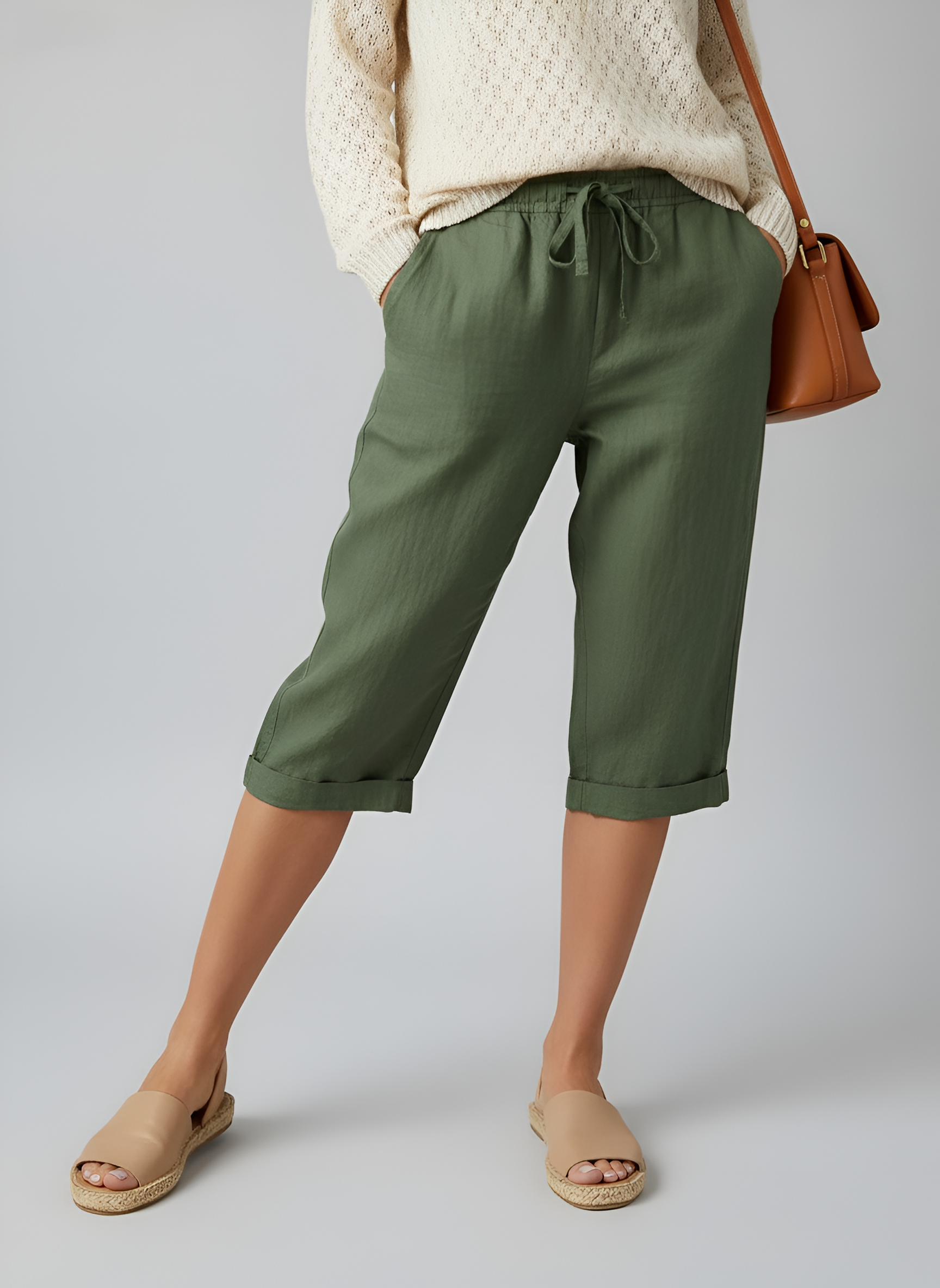 Relaxed Drawstring Summer Shorts for Women